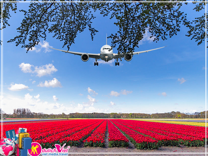 Du lịch Châu Âu Pháp - Bỉ - Hà Lan lễ hội hoa Tulip từ Sài Gòn 2018